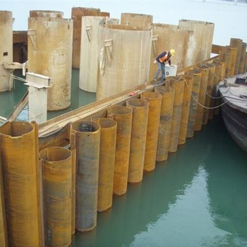 日喀则钢护筒现场安装